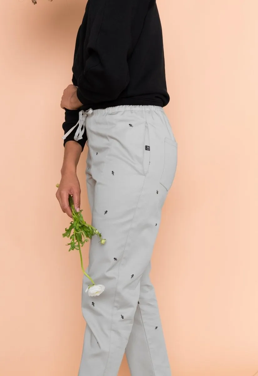 "Ants on Your Pants" - Pearl Grey