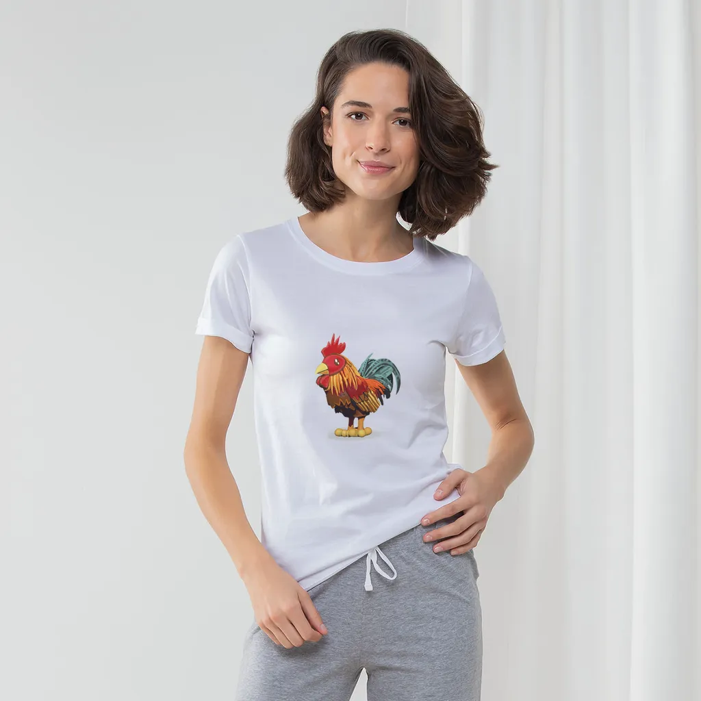 Rooster Women's Long Pant Pyjama Set