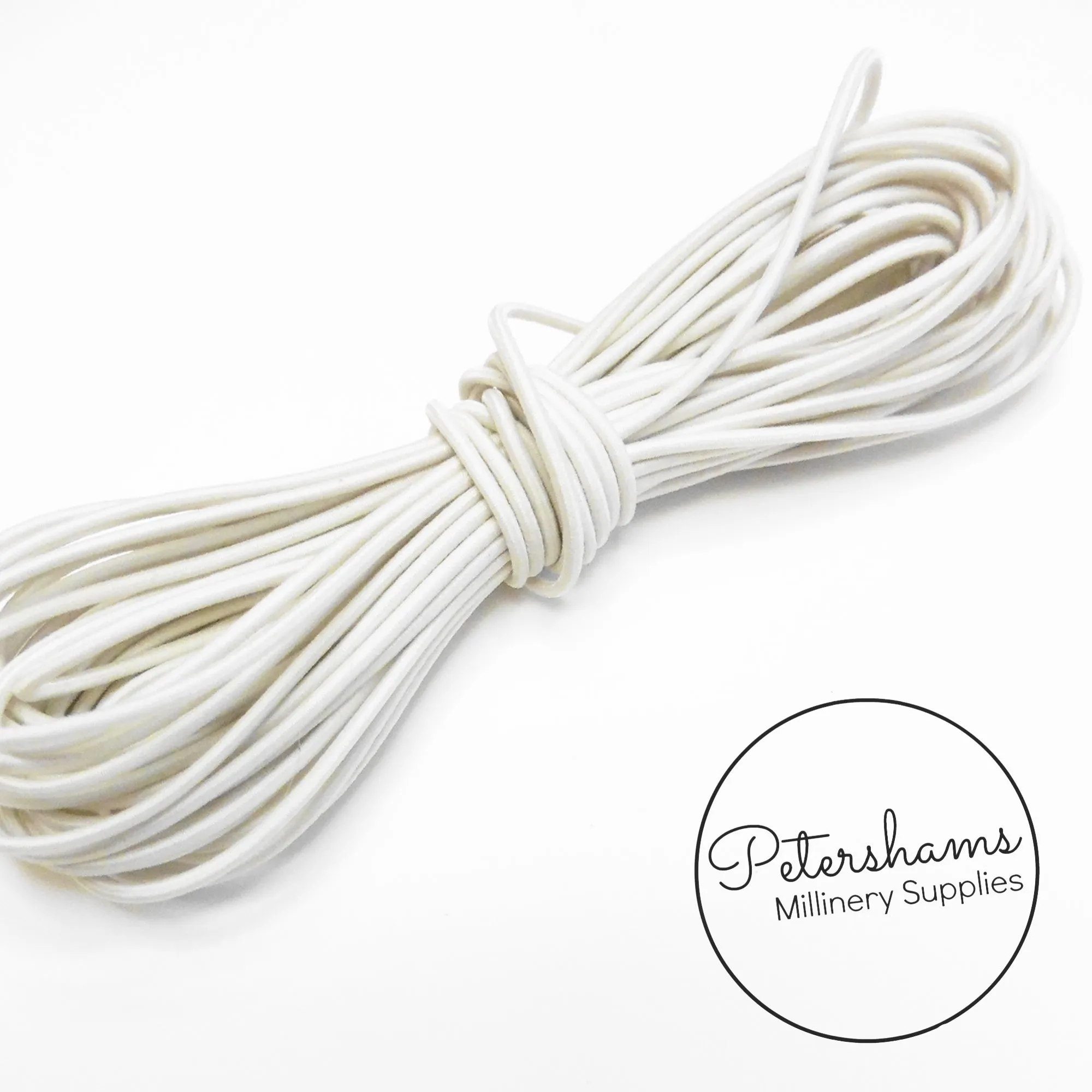 Round 1.5mm Hat Elastic for Millinery - 1m