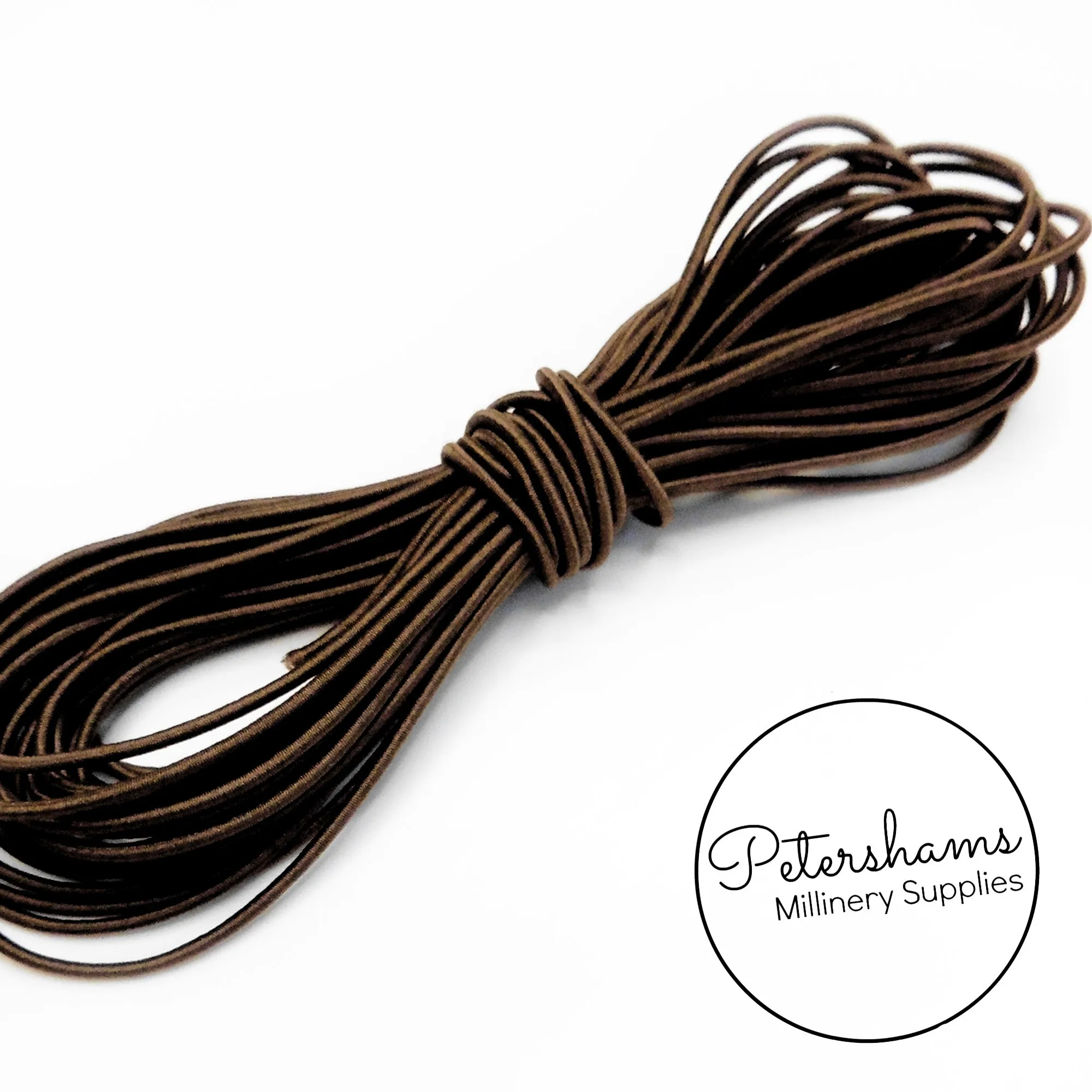 Round 1.5mm Hat Elastic for Millinery - 1m