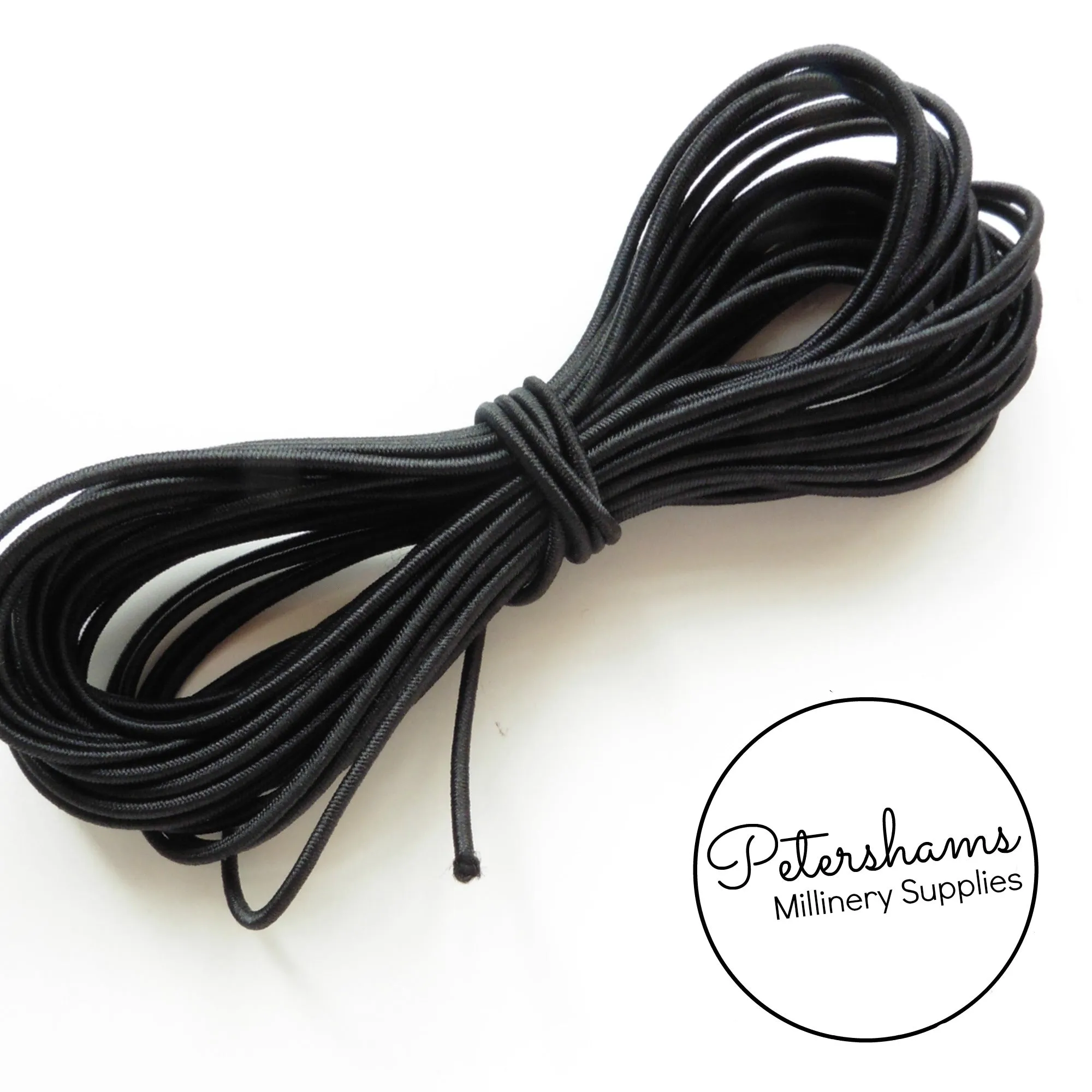 Round 1.5mm Hat Elastic for Millinery - 1m