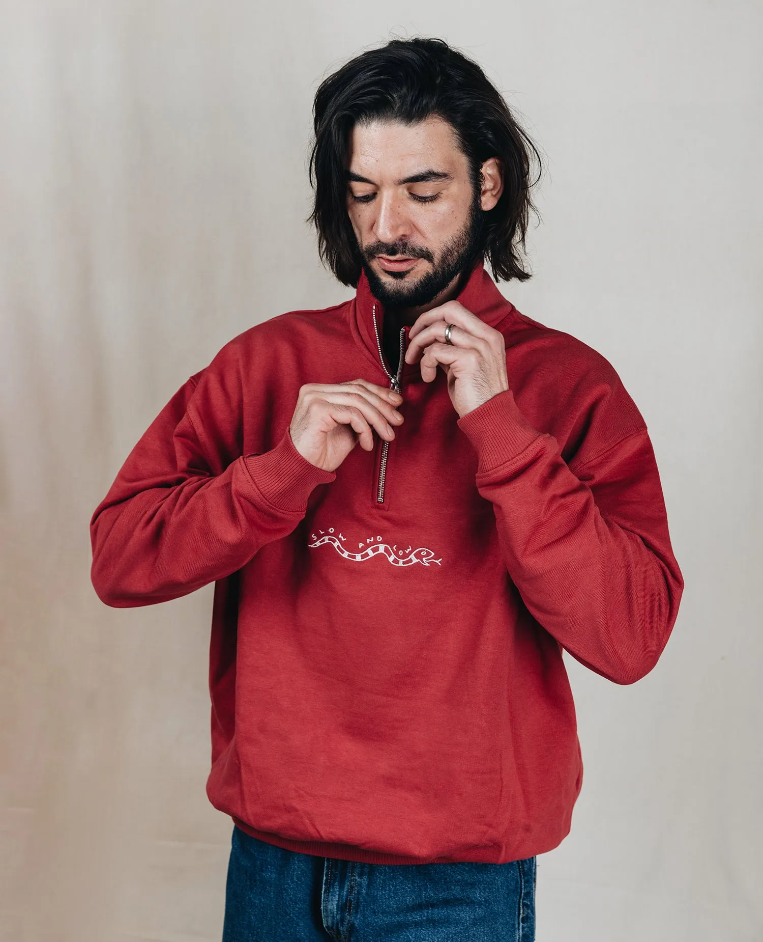 Slow And Low Half-Zip