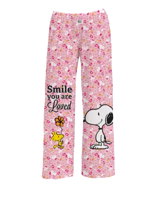 Snoopy Smile You Are Loved Lounge Pants