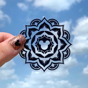 Stickers - Bohemian Mouse Mandala - Clear MARKDOWN