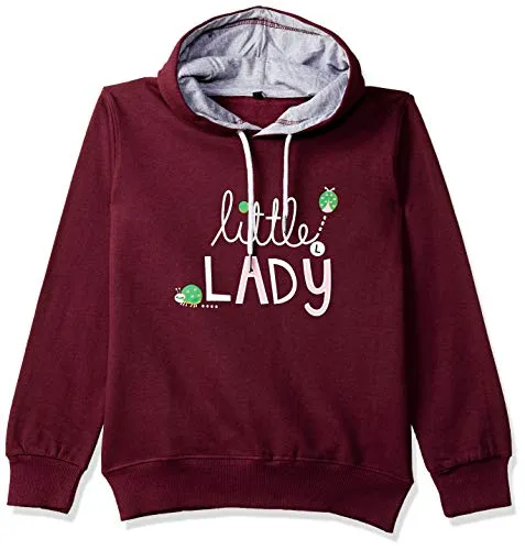 T2F unisex-child Cotton Hooded and Crew Neck Sweatshirt(BYS-SS-09_Multicolor_13-14 Years_Maroon_13 Years-14 Years)