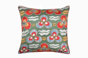 UZBEKI SQUARE EMBROIDERED CUSHION REF 56