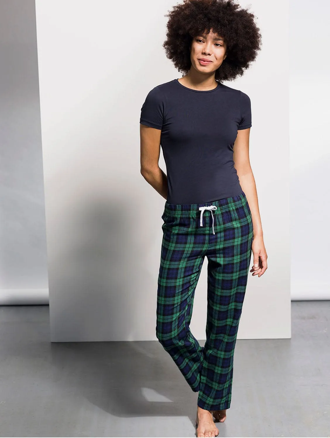 Vegan Women's Tartan Lounge Pants | Multiple Colours