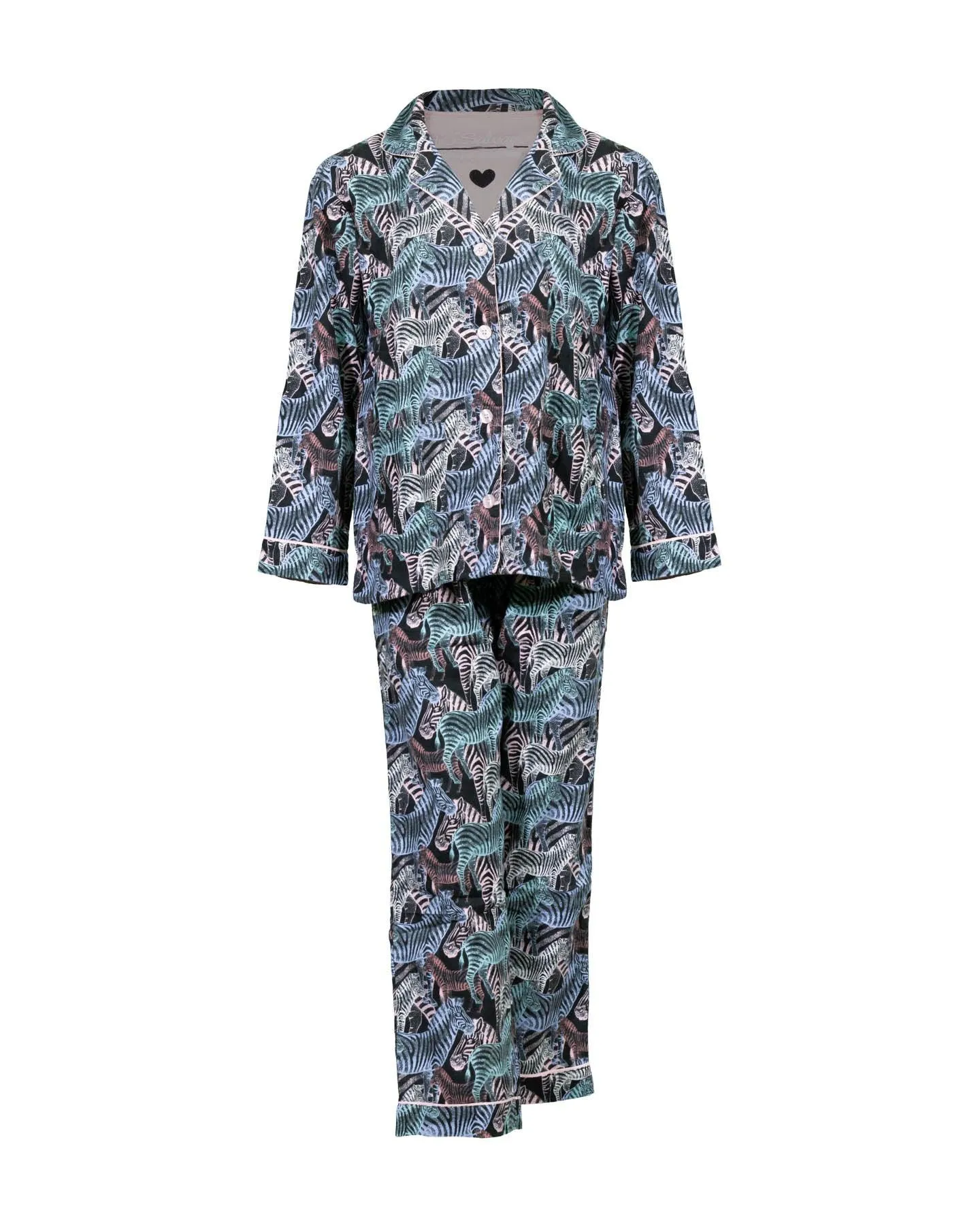 Wild One Zebra PJ Set