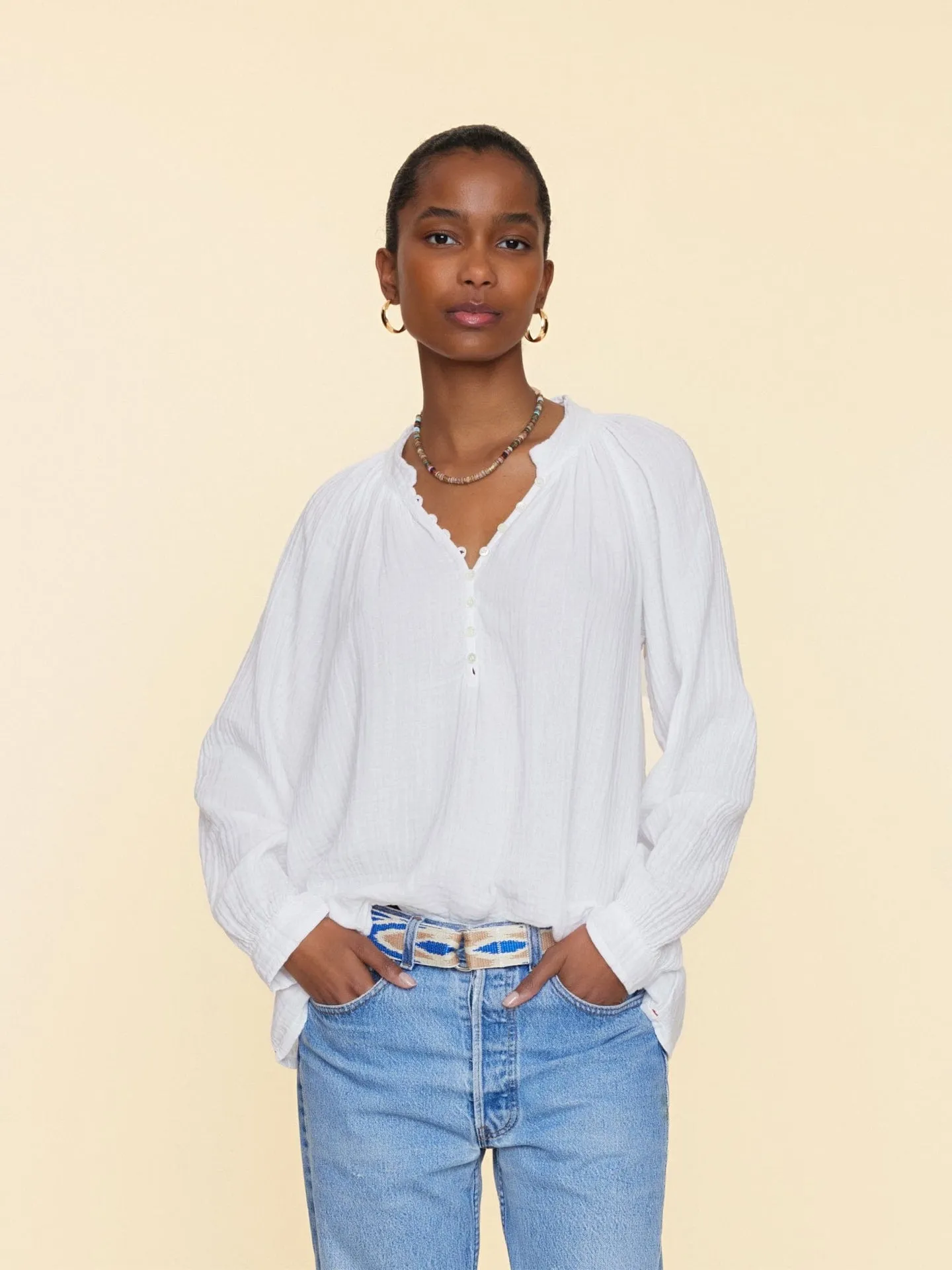 Xirena - Truett Top in White