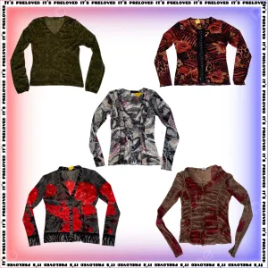 Y2K Printed Full Sleeves Tops (SS-259)