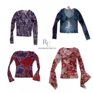 Y2K Printed Tops (SR-417