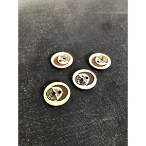 Yarn Moon Buttons