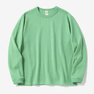 Zebra Thermal Knit L/S Tee -  Mint Green
