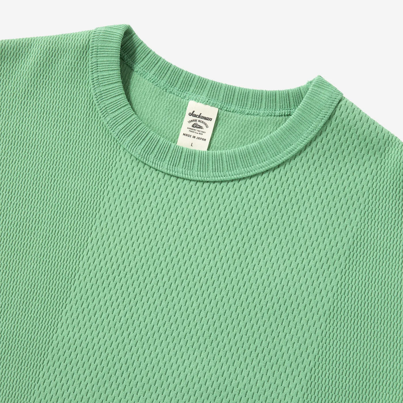 Zebra Thermal Knit L/S Tee -  Mint Green