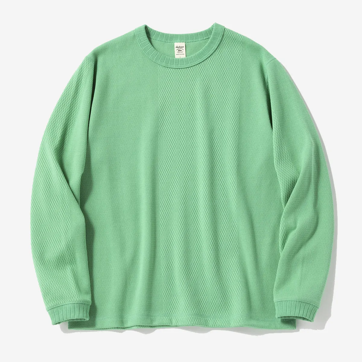 Zebra Thermal Knit L/S Tee -  Mint Green