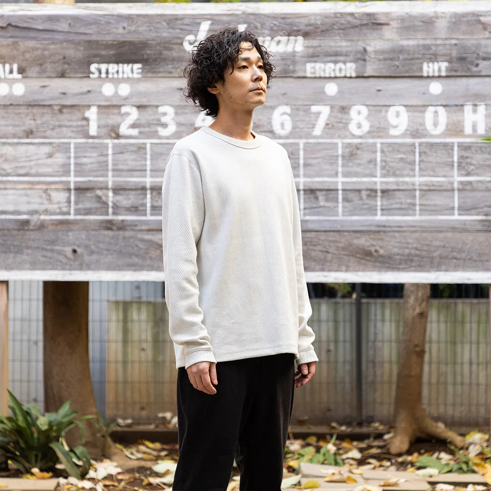 Zebra Thermal Knit L/S Tee -  Mint Green